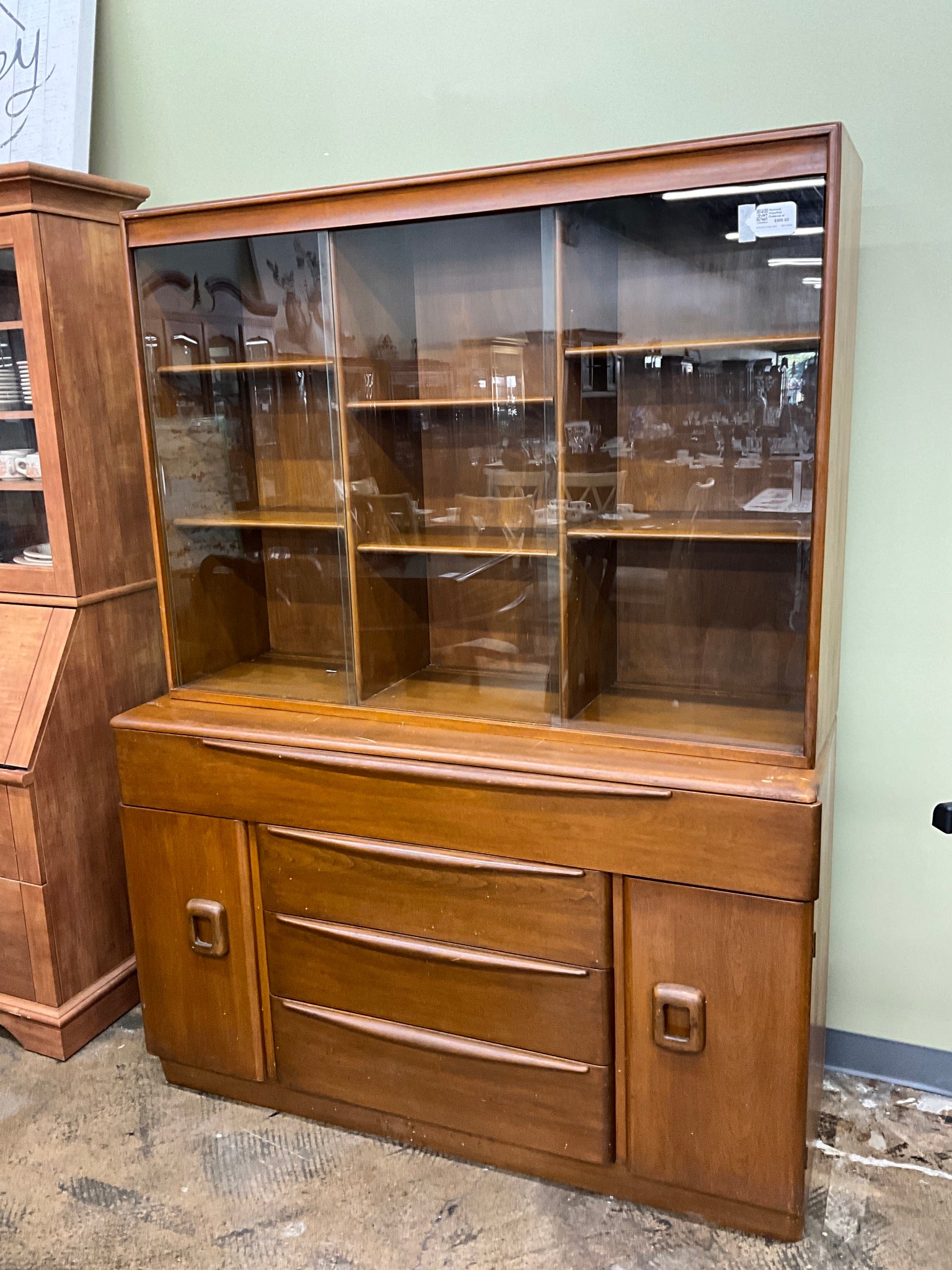 Heywood Wakefield Credenza w/ Hutch